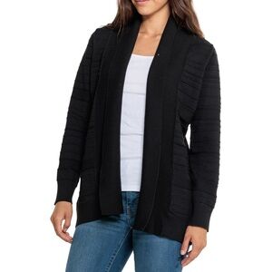 NWT- Frye Textured Stitch Open Front Eco Conscious Knit Cardigan